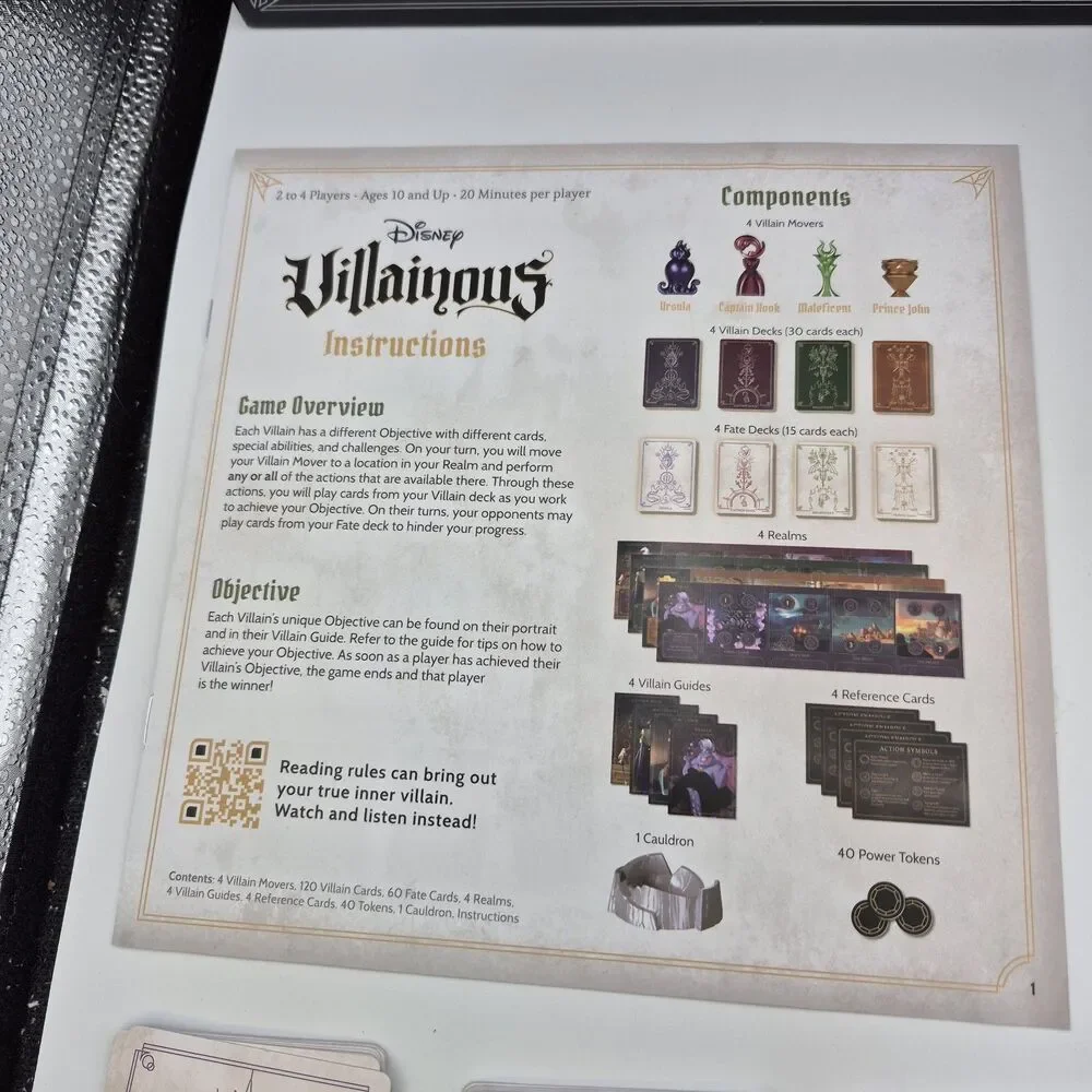 Ravensburger Disney Villainous:Evil Board Game Disney 100 Edition